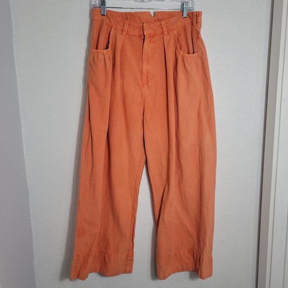 Free People Sweet Talk Wide Leg Chinos - Picture 4 of 10